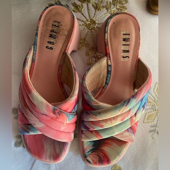 Camper Shoes - Camper twins women's crossed sandals with heel size 37